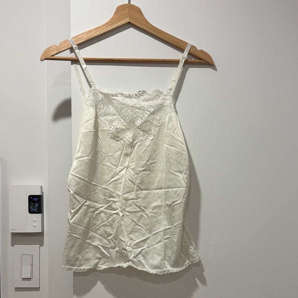 Elegant White Lace Camisole
